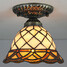 Lamp Stained Led European Rural Dome Creative Light - 1