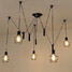 Lodge Vintage Chandeliers Hallway Metal 5 Heads Bedroom Retro Rustic Country - 1