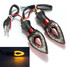 Red Universal Motorcycle LEDs Turn 4 X Light Indicator Lamp - 2