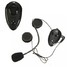 with Bluetooth BT Interphone Kit Function A2DP 2Pcs 500M Motorcycle Helmet Intercom Headset - 1