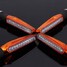 Light 4pcs Motorcycle LED Turn Signal Indicator Blinkers Amber Orange - 3