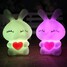 Rabbit Love Led Nightlight Colorful Lamp Coway - 2