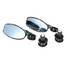 Folding Rear View Mirror Handlebar 22mm Mirrors Motorcycle Retro - 1