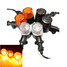 Universal 12V Color Len Alloy Motorcycle Turn Signal Indicators Amber Light - 1