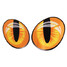 3D Funny Decal Window Door Big Reflective Eyes Motorcycle Car Stickers Cat - 2