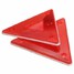 Lorry Trailers Car Truck Van Reflectors 2Pcs Bus Red Triangular Side - 2