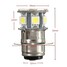 2Pcs 12SMD Motorcycle P15D White LED Headlight Lamp - 9