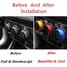 Decoration Stereo Air Conditioning Knob Ring Toyota Yaris 3pcs New Cars Alu - 3