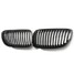 2DR Front Matte E92 E93 Grills 3-Series Kidney Grille Black for BMW LCI - 3