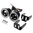 Halo Angel COB Pair Universal Projector 2.5inch LED Car Fog Light Rings DRL Eyes - 2