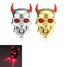 Laser Skull Style E-bike Modes Bicycle Cycling LED Eye Rear Tail Light - 1