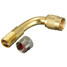 Brass Valve Extension Motorcycle Car Degree Angle Type Scooter Air Adaptor - 3