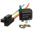 Wired Relay Pre 5 Pin Holder with Base Socket 30A Mounting - 1