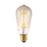 6w Ac 220-240 V Dimmable Decorative St64 Led Filament Bulbs Amber E27 1 Pcs - 1