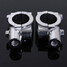 Handlebar Holder Mount Brackets Mirror Adaptor Chrome Motorcycle - 3