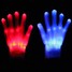 Gloves For Riding LED Rave Halloween Fingers Dance Party Signal Lights Full - 7