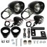 Set For Honda LED 39MM Motorcycle Turn Signals Lights YAMAHA Clamp - 5