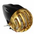 Motorcycle Bullet Halogen Gold H4 35W Black Headlight For Harley Custom - 4
