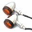 2pcs Motorcycle LED Lamp For Harley Indicator Turn Signal Lights Skull Aluminum - 4