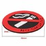 Rubber Office Sticker Car Logo Sign Smoking Warning Adhesive 5pcs - 5