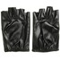 Leisure Cool Driving PU Leather Cycling Motorcycle Half Finger Gloves Fingerless - 2