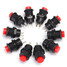 10pcs 1.5A ON OFF 3A Latching SPST Red 250V 125V Push Button Switch - 3