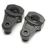 Bar Mount Riser Fat 22mm Motorcycle Handlebar Bracket Black Aluminum Handle 8 Inch Clamps - 2