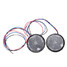 Round LED Rear Brake Stop 24LED Taillight 6W 7 Colors Light For Motorcycle Reflector - 2