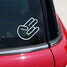 Gesture Vehicle Motorcycle Decal Reflective Car Stickers Auto Truck - 2