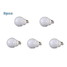 5w E26/e27 Led Globe Bulbs 5 Pcs A19 Smd Ac 220-240 V 400-500 A60 Warm White - 1