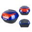 Luggage Large Trunk Motorcycle Scooter Tail Case Helmet Box 5 Colors Top - 4