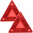 Lorry Trailers Car Truck Van Reflectors 2Pcs Bus Red Triangular Side - 1