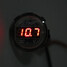 Boat 12-24V Motorcycle Volt Meter Panel Digital LED Display DC Voltmeter Waterproof Voltage - 11