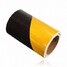 Black Tape Sticker Night Reflective Warning Safety 20CM Traffic 5cm Yellow Strip 10cm - 3