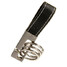 Zinc Alloy Keychain Fob Keyring Strap Chain Ring Leather - 2