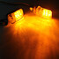 Blinker Indicator Motorcycle Turn Amber Mini 6 LED Lights - 3