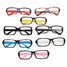 Frame Men Women Fashion Square Lens-free Eyeglass Colorful Cute - 1