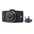 Allwinner V3 Car DVR Video Recorder Camera 3.0 Inch LCD Chipset Car 1080P Dual Lens Full HD - 4