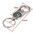 3D Keyring Keyfob Bottle Compass Gift Keychain Multifunctional Opener - 2