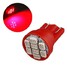 Red Super Bright LED Car Light Wedge Bulb T10 8-SMD Ultra - 1