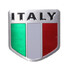 Auto Sports Emblem Badge Flag Racing Alloy Decal Sticker Metal Italy - 1