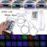 Multi-Color 5050 Flash LED SMD 12V Remote Control 70mm Angel Eyes RGB - 1