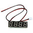 Car 3 in 1 Digital LED Electronic Voltage Temperature Electronic Clock Time - 4