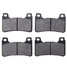 4pcs Brake Pads Front CBR1000RR CBR600RR Honda - 1