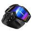 Modular Face Mask Shield Blue Lens Detachable Motorcycle Helmet Riding Goggles - 3