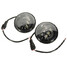 4.5 Inch Headlight Black 2Pcs Harley Motorcycle Passing 6000K LED Spot Fog - 2