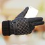 Motorcycle Driving Whole Palm Warm Touch Screen Gloves Black - 3