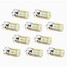10pcs G4 Dc12v Led Bi-pin Light White Smd3014 450lm - 1