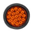 24V Universal Brake Tail Lamp Reverse Signal Indicator Amber LED Light Trailer Truck 2Pcs 12V - 4