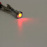Indicator Light Lamp 8mm LED Metal Green Dash Panel White Yellow Red Blue Pilot - 8